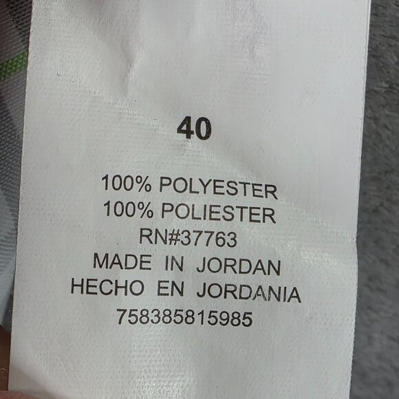 Mens Ben Hogan White Green Gray Plaid Golf Shorts Polyester 11" Inseam Size 40 - Picture 3 of 10